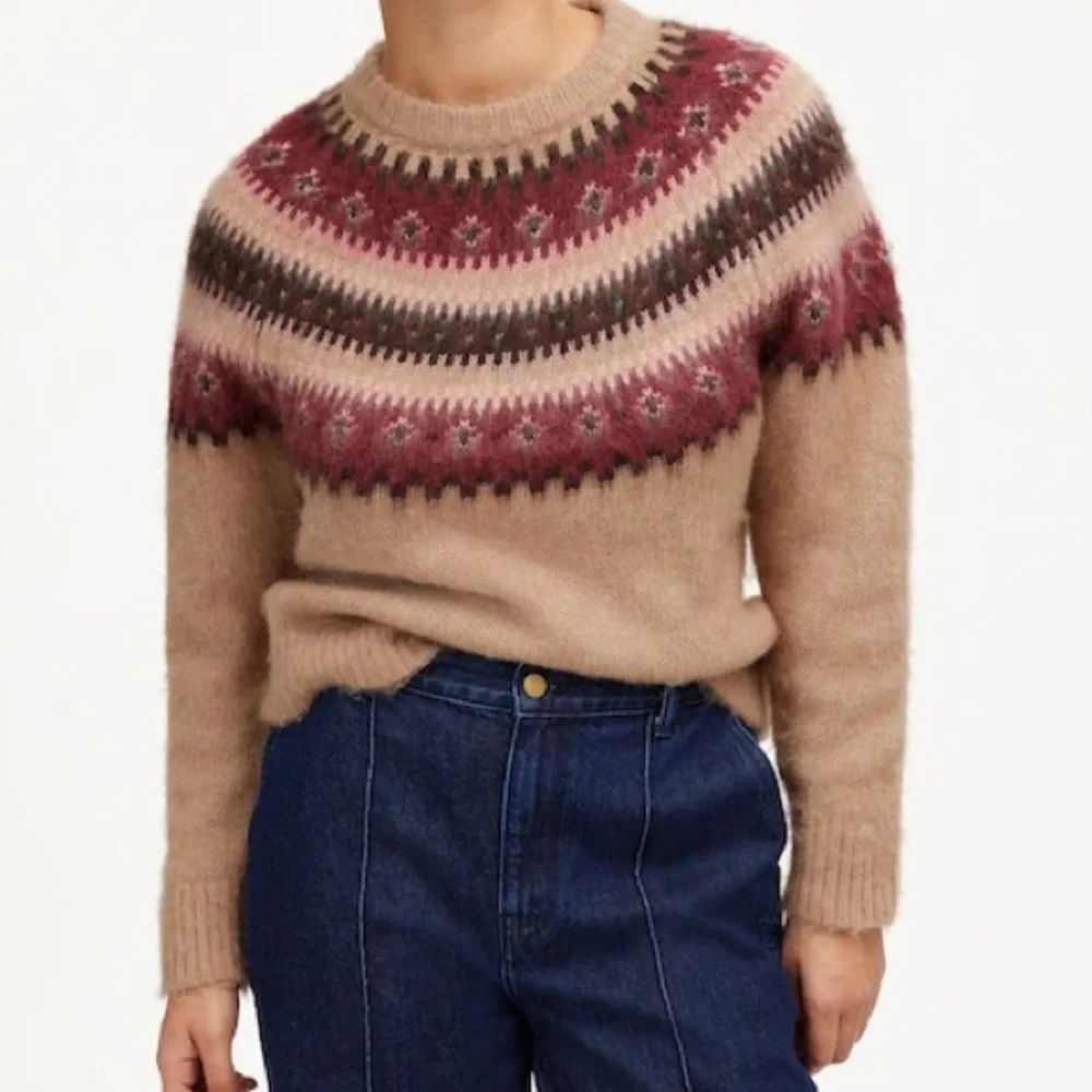 {Madewell} Fair Isle Alpaca and Merino Wool Blend Sweater - Womens XL - NWT